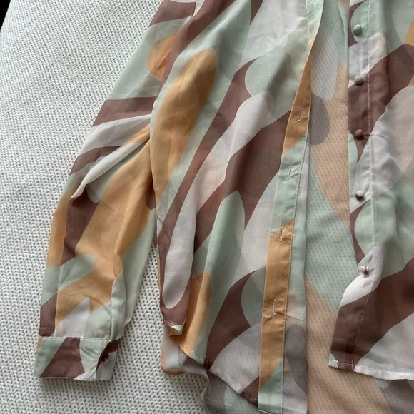 Princess Polly Funky Town Shirt Multi Size 6 - Picture 9 of 12